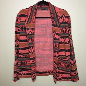 Truly Madly Deeply UO Aztec print western jacket